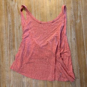 Crossed back pink billabong crop top size S